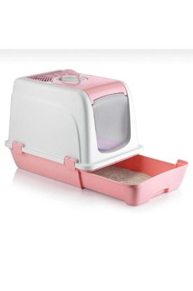 ÇEKMECELİ KUM KABI PEMBE resmi